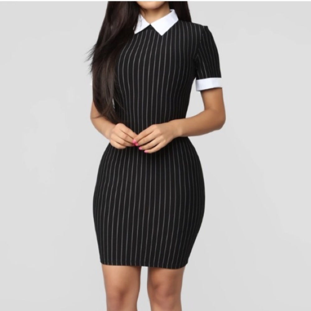 Fashion nova week day collar dress - Picture 2 of 3